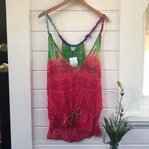 NWT Colorful Bohemian Top Size Medium